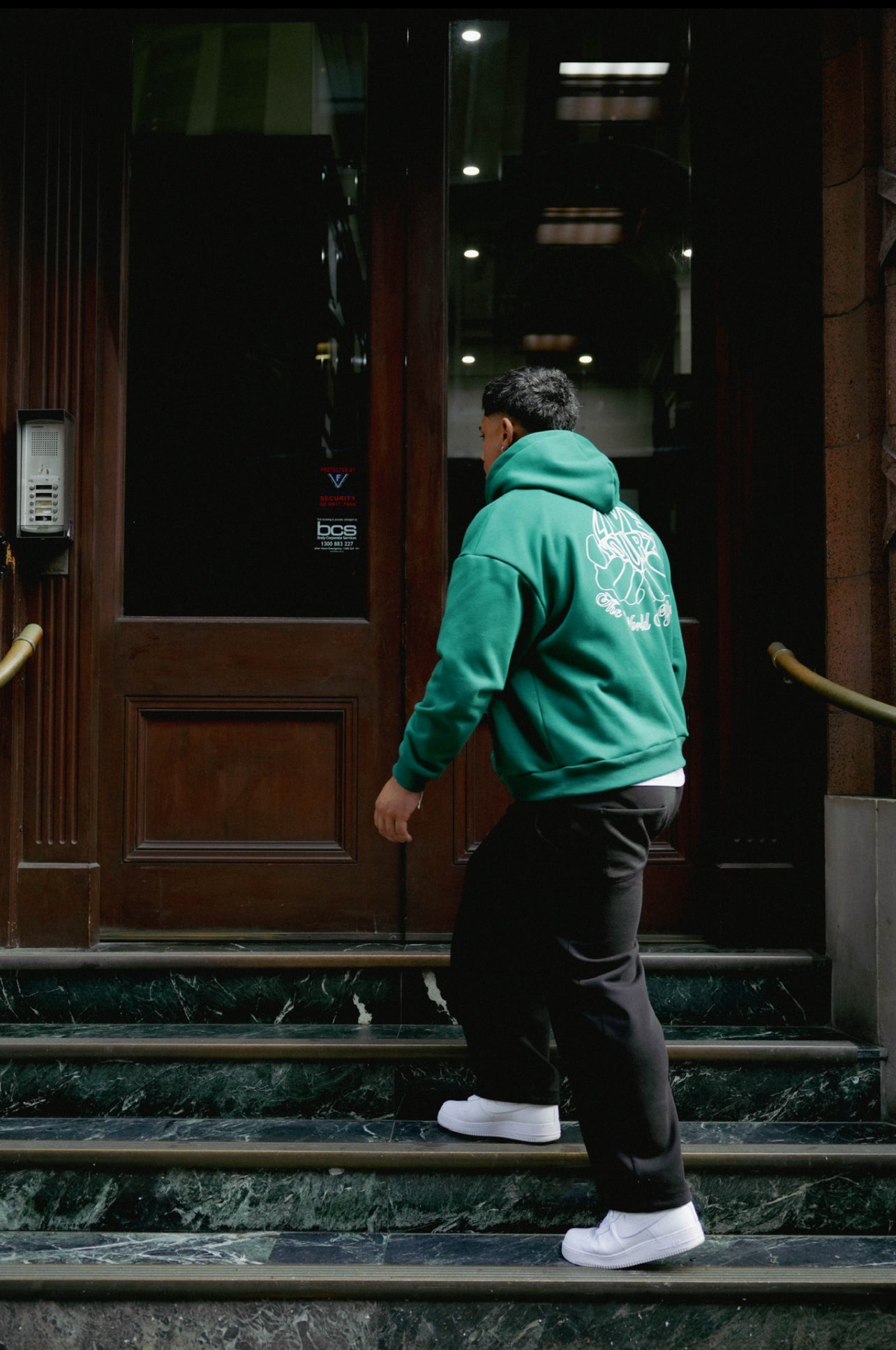 LY COMFY HOODIE - EMERALD