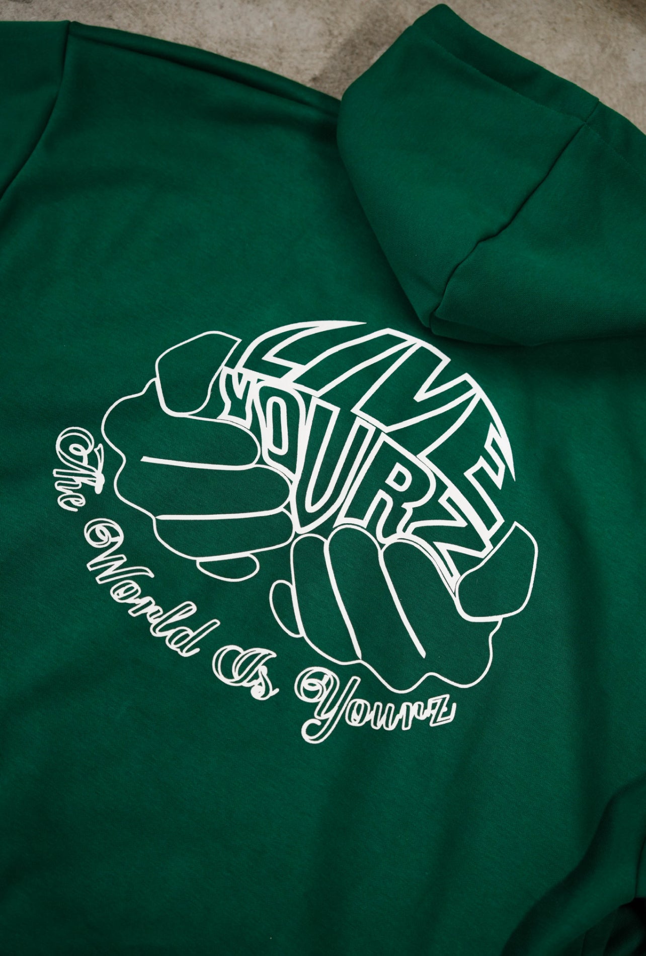 LY COMFY HOODIE - EMERALD