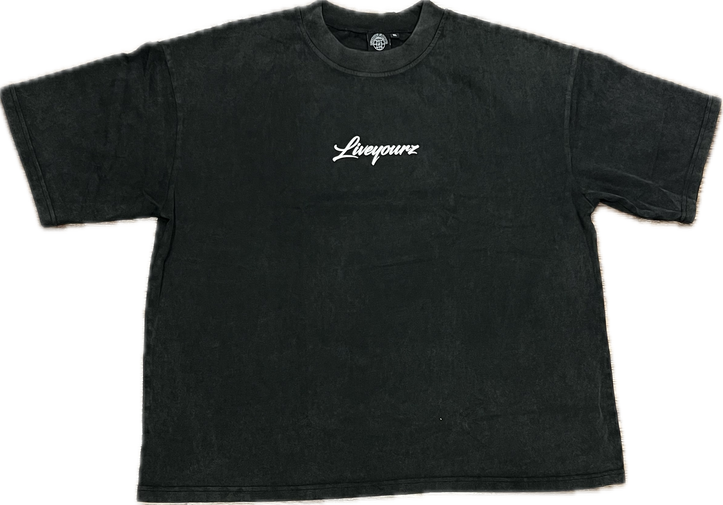 LIVEYOURZ BOX TEE - RETRO BLACK