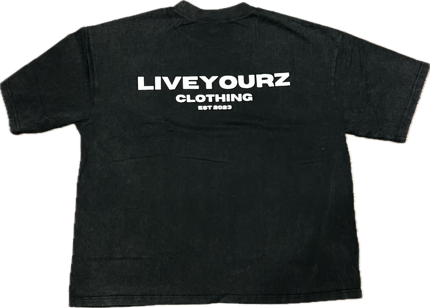 LIVEYOURZ BOX TEE - RETRO BLACK