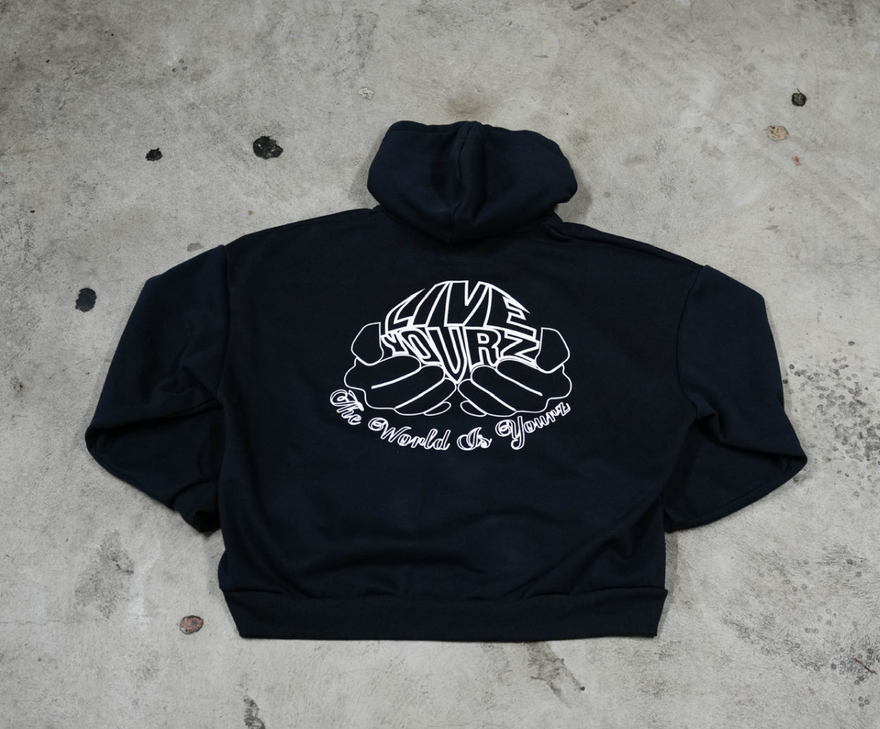 LY COMFY HOODIE -CHARCOAL