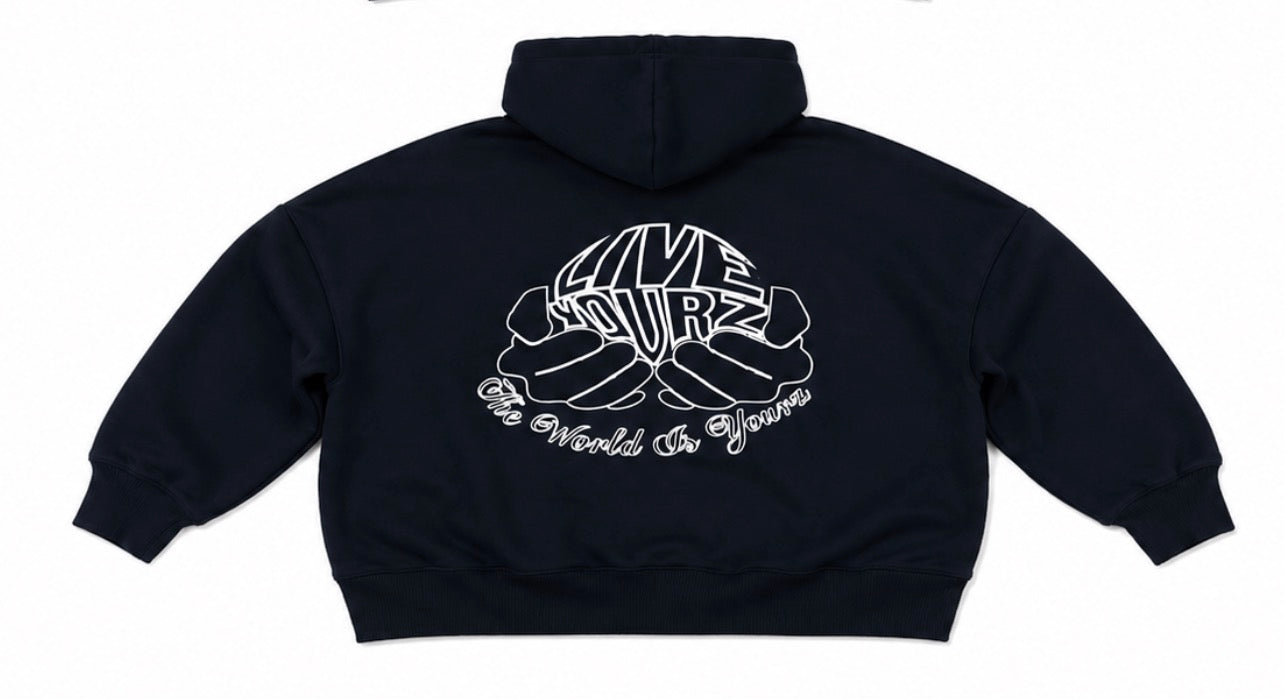 LY COMFY HOODIE -CHARCOAL
